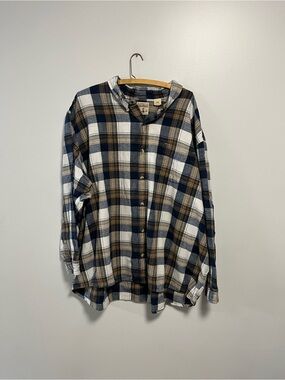 RedHead Plaid Flannel Button Up Shirt Size 5XL